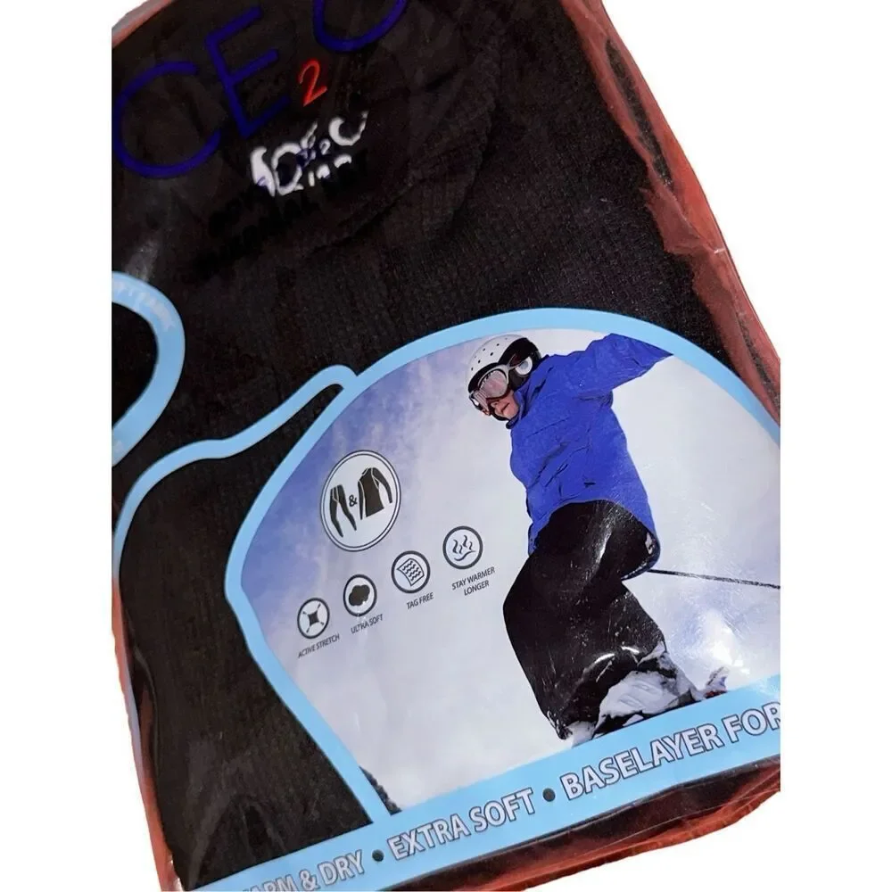 NEW WITH TAGS Ice2O Boys' Thermal 2-Piece Long Underwear PANTS AMD SHIRT  Set Si